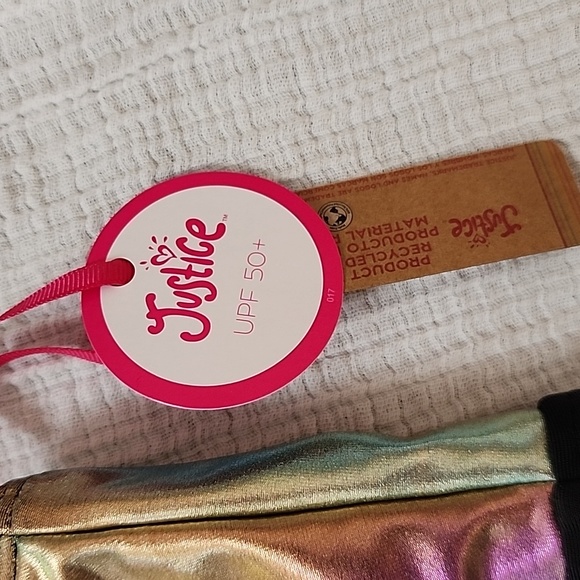 Justice Girl's Swimsuit Size XL 16/18 - Picture 6 of 13